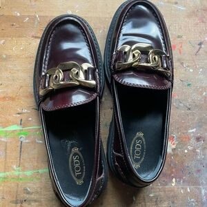 TOD’S platform loafers, size 39
